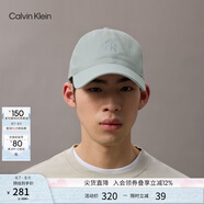 Calvin KleinJeans【七夕禮物】25春夏男女經(jīng)典ck字母刺繡純棉棒球帽4G5002G GN9-淺豆綠 均碼