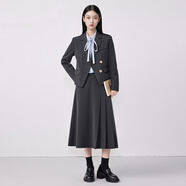 特洛曼時(shí)尚OL職業(yè)女裝套裝休閑西裝夾克外套女短款小個(gè)子正裝面試套裙