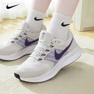 耐克（NIKE）官方艦店女鞋夏季新款運(yùn)動(dòng)鞋網(wǎng)面透氣輕便緩震跑步鞋舒適休閑鞋 DR2698-014/RUN SWIFT/灰紫 38