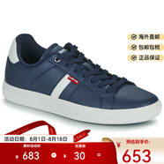Levi's李維斯男鞋休閑運動板鞋時尚百搭款平底鞋球鞋海藍(lán)色2025春秋新款 海藍(lán)色 單層 41
