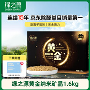 綠之源黃金納米礦晶活性炭除甲醛碳包強力除醛1.6kg裝修甲醛清除劑