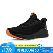 361°24夏季新款男士緩震跑鞋 572422204 曜石黑/甜派橙 45