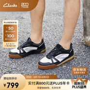 ClarksClarks其樂藝動系列男鞋街頭潮流舒適拼色運(yùn)動鞋休閑厚底滑板鞋