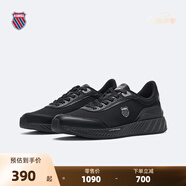 蓋世威（K·SWISS）跑鞋男夏季透氣新款輕便舒適透氣運動鞋8946-M 019純黑/夢幻銀 41