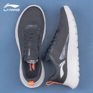 李寧（LI-NING）男鞋輕游跑步鞋男鞋夏季新款防滑耐磨透氣反光休閑慢跑鞋運(yùn)動鞋 標(biāo)準(zhǔn)黑 41