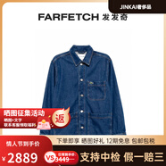 拉科斯特（LACOSTE）男士牛仔襯衫式夾克FARFETCH發(fā)發(fā)奇 藍色 均碼 41