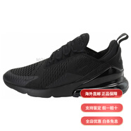 耐克（NIKE）Air Max 270 復古舒適 低幫 休閑跑步鞋 男款 純黑 39