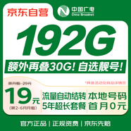 中國廣電流量卡19元(選靚號(hào))全國通用長(zhǎng)期手機(jī)卡升卿學(xué)生電話卡終身純上網(wǎng)非無限永久