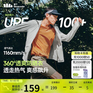蕉下（beneunder）防曬衣男薄外套防紫外線(xiàn)透氣戶(hù)外釣魚(yú)休閑高彈夏AS105淺咖灰XL