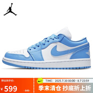耐克NIKE男女休閑鞋喬丹AJ1大學(xué)藍(lán) JORDAN 1運(yùn)動(dòng)鞋AO9944-441藍(lán)白36