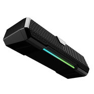 漫步者（EDIFIER）M25 家用一體式電腦桌面臺式機筆記本藍牙音箱 懸浮燈效/黑色質(zhì)感 觸控按鍵/隱藏硅麥