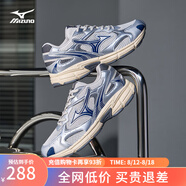美津濃（MIZUNO）【SPEED 2K】千禧復(fù)古跑鞋男女同款運(yùn)動(dòng)鞋緩震舒適透氣跑步鞋 13/幻想銀 36 (225mm)