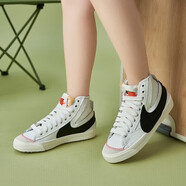 耐克耐克NIKE官方艦店男鞋女鞋 潮牌情侶運動鞋高幫穿搭時尚厚底休閑 高幫開拓者/黑白橙/女鞋 35.5
