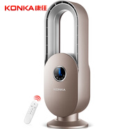 康佳（KONKA）電風(fēng)扇家用塔扇遙控定時(shí)落地扇輕音搖頭辦公室無(wú)葉風(fēng)扇立式電扇空氣循環(huán)扇臥室風(fēng)扇 高顏值【無(wú)扇葉設計+遠程遙控】