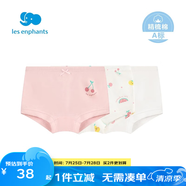 麗嬰房（Les enphants）寶寶兒童內(nèi)褲男童純棉平角內(nèi)褲三角內(nèi)褲男童女童內(nèi)褲女3條裝內(nèi)褲 粉色組（平角褲） 3條 150 cm/12歲