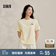 森馬[涼感T]觀園吉聯(lián)名短袖T恤女抗菌寬松熊貓夏裝潮109324100013