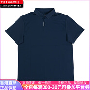CAT吸濕速干三粒暗扣POLO領(lǐng)短袖T恤 男款 藏青色 S