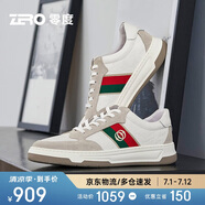 零度zero男鞋舒適時(shí)尚百搭休閑運動(dòng)鞋戶(hù)外潮流板鞋小白鞋男 白灰 44