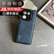 vivo【品質(zhì)原裝】適用于簡(jiǎn)約商務(wù)復古皮紋vivoY200手機殼防摔Y200i/Y3 復古皮紋款-藍色 VIVO_Y38(5G)