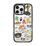 CASETIFYSora 和她的朋友們鏡頭框支架適用蘋(píng)果16pro手機殼iPhone15Promax14潮牌13卡通12磁吸防摔保護套 玩趣世界-透明黑框鏡頭框支架/不帶磁吸圈 iPhone 14 Plus