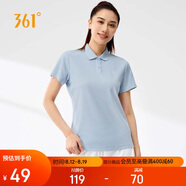 361°短袖t恤女春夏季速干衣翻領(lǐng)polo衫運(yùn)動(dòng)跑步訓(xùn)練上衣662524105-6