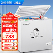 香雪海冰柜家用大容量 冷藏冷凍轉換柜大冰柜保鮮單門(mén)單溫頂開(kāi)門(mén)雪糕柜 節能省電冷凍柜以舊換新冰箱小型 【一級能效 減霜款】 328L