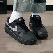耐克（NIKE）女鞋 2025新款夏季運(yùn)動(dòng)鞋板鞋潮流時(shí)尚低幫輕便耐磨休閑鞋 千禧黑銀-001 36