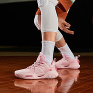 李寧馭帥14籃球鞋男鞋球鞋水泥地耐磨減震運動鞋 鹽粉色-2（全城9） 39