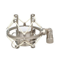 SHURE原裝適配新款I(lǐng)SK BM800 BM700 AT100電容麥克風(fēng)防震架 避震架減震架 45香檳金適合44-48毫米