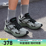 美津濃（MIZUNO）男女跑步運動鞋 緩震透氣 網(wǎng)面拼接 反光標(biāo)識 RACER S