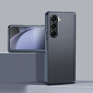 三星（SAMSUNG）【品質(zhì)原裝】適用于ZFold6手機(jī)殼Fold6真皮磁吸中軸鉸鏈全包保護(hù) 【灰色】中軸前框+后蓋 三星Galaxy_Z_Fold_6