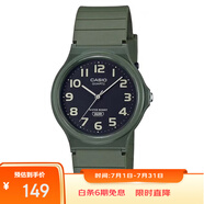 卡西歐（CASIO）小黑表男女表中性學生公務員考試中高考可用石英表MQ-24UC-3B