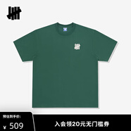 UNDEFEATED官方春季新品美式街頭經(jīng)典字母LOGO涼感休閑短袖T恤男上衣 綠色 S