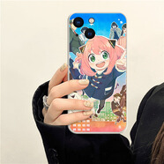 MEKS蘋果16手機(jī)殼iPhone16動(dòng)漫15pro max防摔16plus全包15pro定制圖片 間諜過家家 阿尼亞04 硅膠軟殼古董白-下單備注型號(hào)
