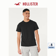 HOLLISTER24夏款經(jīng)典小海鷗情侶基礎款短袖T恤男裝女裝KI324-4042 黑色 M (180/100A)