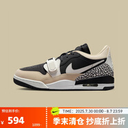 JordanLegacy 312 LOW男舒適百搭低幫復(fù)古籃球鞋CD7069-020 黑色  43 