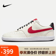 耐克男子休閑鞋COURT VISION LO NBA運(yùn)動(dòng)鞋DM1187-101淺灰/大學(xué)紅45