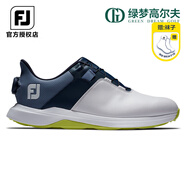 FootJoy高爾夫球鞋男士新款ProLite休閑舒適鞋子FJ防潑水時尚g(shù)olf運動鞋 白/藍(lán)/橙綠56926[旋鈕款] 40 =美碼7碼