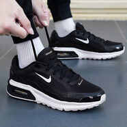 NIKE耐克男鞋夏季新款運動休閑鞋慢跑鞋AIR MAX氣墊鞋緩震透氣跑步鞋 黑色白/穩(wěn)定支撐/柔軟減震 41