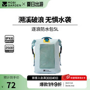 牧高笛冷山逐浪防水包 戶(hù)外水上運動(dòng)斜挎包防水PVC可視背包 海天藍5L
