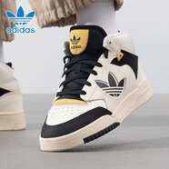 阿迪達斯 （adidas）官方三葉草男鞋女鞋子春秋季男女大LOGO高幫運動(dòng)休閑鞋緩震板鞋 JP9983/街頭潮流/皮革鞋面 36.5 【建議腳長(cháng)22.5厘米】