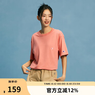 Champion冠軍t恤男24新款純棉情侶寬松短袖上衣 M444豆沙粉 XL 