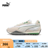 彪馬（PUMA）【章魚鞋】輕便抓地復(fù)古跑鞋男女新款休閑鞋BLKTOP401440 白-灰色-綠色-01 43