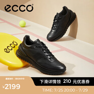 愛步（ECCO）運動鞋男 休閑鞋跑步鞋百搭系帶男士鞋子時尚通勤鞋子 雅躍523234 黑色52323401001 44