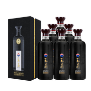 茅臺（MOUTAI）王茅 祥雅黑茅 醬香型白酒 53度 500ml*6
