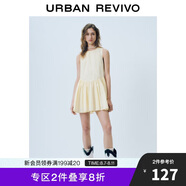 UR2025夏季新款女裝法式多系帶無袖連衣裙UYY750053