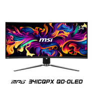 微星（MSI）34英寸 準(zhǔn)4K 240Hz 量子點(diǎn) OLED 曲面屏 0.03ms(GTG) 98W Type-C 顯示器屏MPG 341CQPX QD-OLED