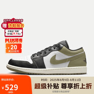 耐克NIKE休閑鞋男AJ 1喬丹JORDAN 1運(yùn)動(dòng)鞋553558-092黑白/橄欖綠43