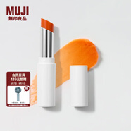 無印良品（MUJI）淡彩潤唇膏 有色 102珊瑚橙 3.2g