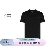 Polo Ralph Lauren男士休閑短袖圓領T恤衫710680785001黑色 L